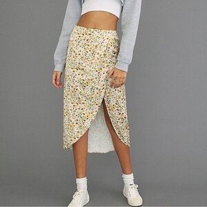 Urban Outfitters “Kelly” Tulip Wrap Style Midi Skirt